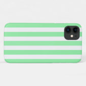 Lichtgroene snoepstrepen Case-Mate iPhone case (Achterkant (horizontaal))