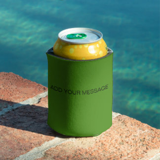 Lichtgroene vaste kleur blikjeskoeler