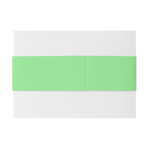 Lichtgroene Wrap Buikband voor Trouwuitnodiging Uitnodigingen Wikkel