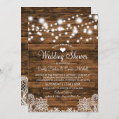 Lichthout en uitnodiging voor een wedstrijd (Voorkant / Achterkant)