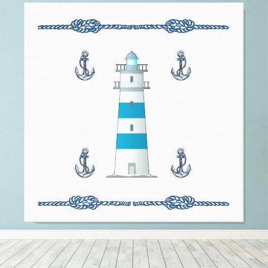 Lichthuis Canvas Afdruk (Insitu (Houten vloer))