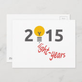 Lichtjaar 2015 briefkaart (Voorkant / Achterkant)