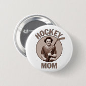 Lichtknop voor ockey mama ronde button 5,7 cm (Voorkant /achterkant)