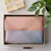 Lichtkoraal en Grijsblauw Personaliseren Tissuepapier (Geschenk)