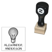 Lichtlamp Aanpassen Rubberstempel (Gestempeld)