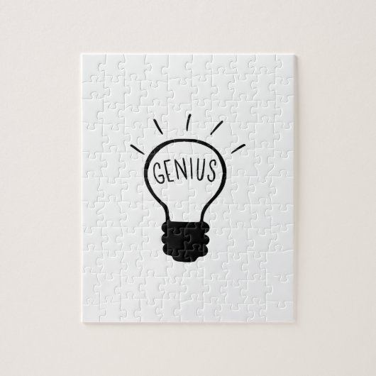 Lichtlamp in zwart-wit legpuzzel (Verticaal)