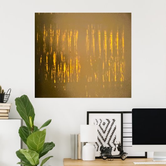 lichtlijnen, poster (Thuiskantoor)