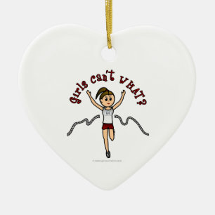 Lichtloper in rode uniform keramisch ornament