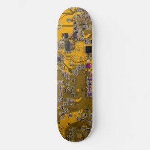 Lichtoranje PCB-printplaatontwerp voor IT-professi Skateboard