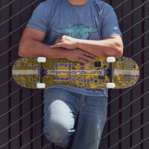 Lichtoranje PCB-printplaatontwerp voor IT-professi Skateboard