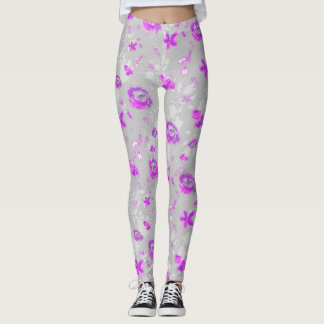 Lichtpaarse Rozen Leggings