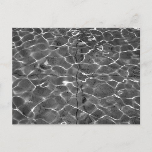 Lichtreflecties op het Briefkaart van de waterfoto (Voorkant)