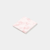 Lichtrood marmer Post-it notes (Schuin)
