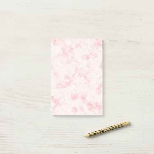 Lichtrood marmer Post-it notes (Op bureau)