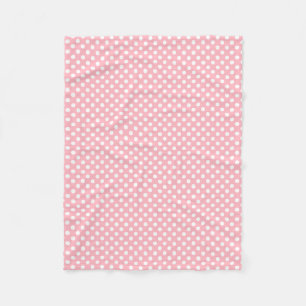 Lichtrose het Ontwerp van Polkadot Fleece Deken