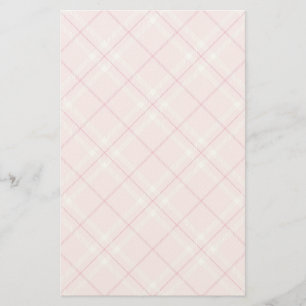 Lichtrose Plaid Briefpapier