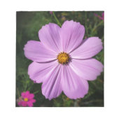 lichtroze bloemen notitieblok (Voorkant)