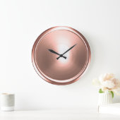 Lichtroze Button Grote Klok (Huis)