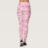 Lichtroze Camo Leggings (Achterkant)