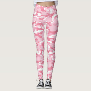 Lichtroze Camo Leggings