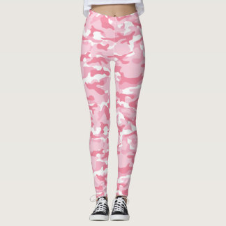 Lichtroze Camo Leggings