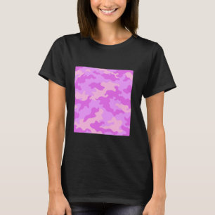 Lichtroze Camouflage Art Pattern Camo T-shirt