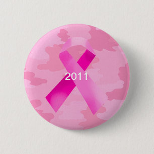 Lichtroze Camouflage Roze Lint Datum Button