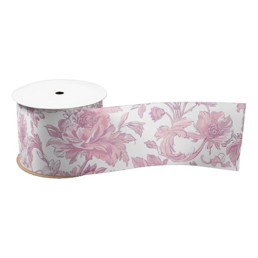 Lichtroze Chinoiserie Decoupage Lint (Spoel)