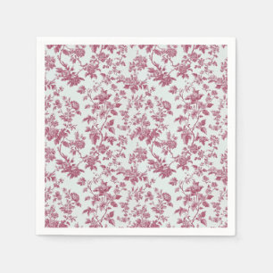 Lichtroze Chinoiserie Wing Toile Tuinfeest Pap Servet