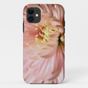 lichtroze chrysanthemabloem iPhone 11 hoesje