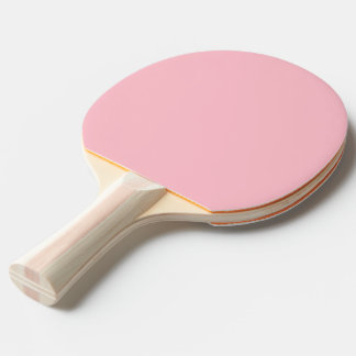 Lichtroze Effen Kleur Meisjesachtige Pastel Tafeltennisbatje