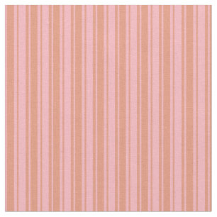 Lichtroze en donkerzalmpatroon van stripes stof