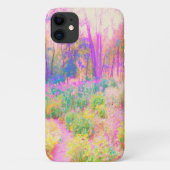 Lichtroze en koraaltuin Case-Mate iPhone case (Achterkant)