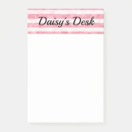 Lichtroze en witte rokerige lijnen post-it® notes