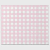 Lichtroze en witte vinnen |Groot patroon| Cadeaupapier (Vlak)