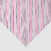 Lichtroze en zilverstrips tissuepapier (Detail)