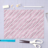 Lichtroze en zilverstrips tissuepapier (Craft)