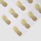 Lichtroze Faux Gold Foil ananassispapier Tissuepapier (Detail)