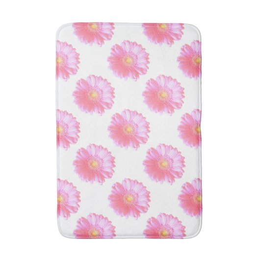Lichtroze gerbera daisy badmat (Voorkant Verticaal)