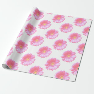 Lichtroze gerbera daisy cadeaupapier