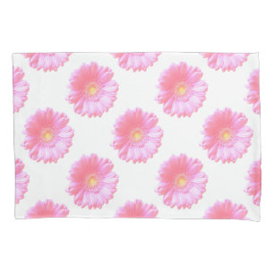 Lichtroze gerbera daisy kussensloop