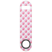 Lichtroze gerbera daisy speed flessenopener (Achterkant)