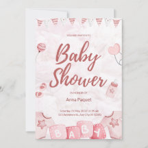 Lichtroze Illustratieve Aquarel Kindmodern