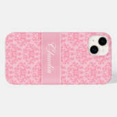 Lichtroze Kangaroo Paws gepatterd Case-Mate iPhone Case (Achterkant (horizontaal))