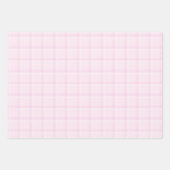 Lichtroze kerstboom peperkoek inpakpapier vel (Voorkant 3)