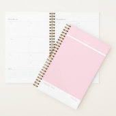 Lichtroze Minimalistische Planner (Display)