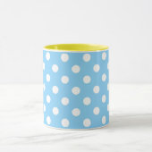 lichtroze puntpatroon mok (Midden)