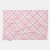 Lichtroze rand theedoek (Horizontaal)