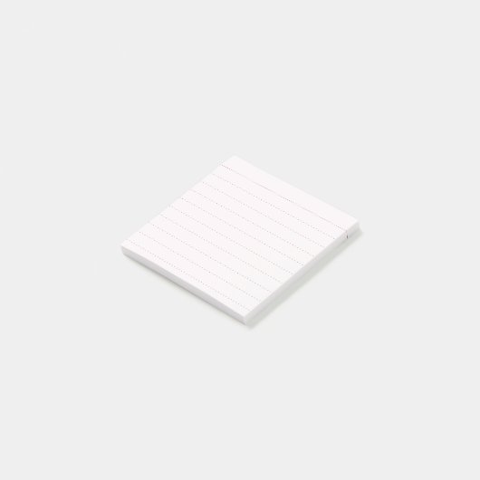 Lichtroze stip regel Post-it notes (Schuin)