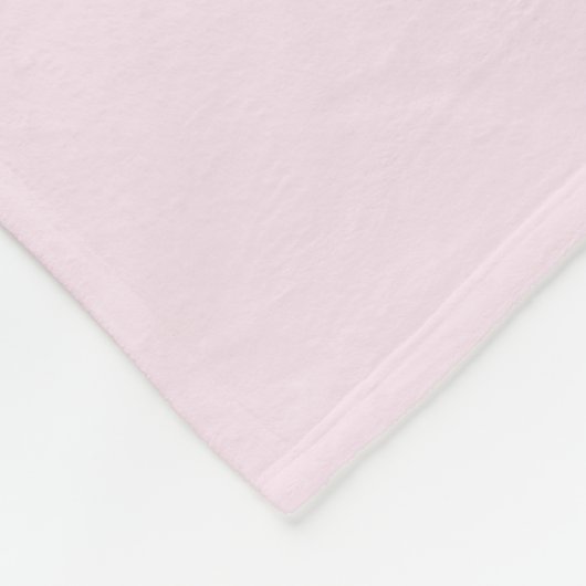 Lichtroze tas met omhulling, bedrukt, rugzak fleece deken (Hoek)